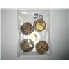 Image 1 : VINTAGE BUTTON COVERS 5 MATCHING WITH BEAUTIFUL PATTERN DESIGN!! COVERS CAME OUT OF SAFE!!