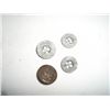 Image 1 : VINTAGE VERY OLD MILITARY *BUTTONS* 4 TOTAL INCLUDING STAMPS *USA W/STARS-SIGMUND-USA ARMY!!