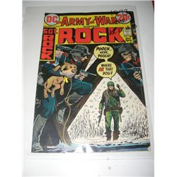 1973 RARE *OUR ARMY AT WAR* MARCH VOL.22 NO.255 COMIC BOOK VALUE $25.00!! COMIC CAME OUT OF ESTATE!!