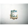 Image 1 : VINTAGE WWII VERY RARE PIN BACK MTEAL BADGE *VIGILES SALUTIS* VALUE $38.00+!! PIN BACK CAME OUT OF S