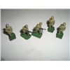 Image 1 : VINTAGE WWII 5 TOTAL METAL TOY SOILDERS *GERMAN* !! SOILDERS CAME OUT OF SAFE BOX!!