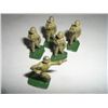 Image 1 : VINTAGE WWII 5 TOTAL METAL TOY SOILDERS *GERMAN* !! SOILDERS CAME OUT OF SAFE BOX!!