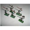 Image 1 : VINTAGE CIVIL WAR 5 TOTAL METAL TOY SOILDERS *CIVIL WAR CONFEDERATE* STAMPED *SOUTH AFRICA* !!