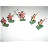 Image 1 : VINTAGE GREAT BRITAIN 5 TOTAL METAL TOY SOLDIERS *RED COAT BRITISH*!! SOLDIERS CAME OUT OF SAFE BOX!