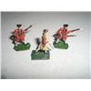 Image 1 : VINTAGE GREAT BRITAIN 3 TOTAL METAL TOY SOLDIERS *RED COAT BRITISH*!! SOLDIERS CAME OUT OF SAFE BOX!