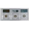 Image 2 : ( 3 ) PCGS GRADED ROOSEVELT DIMES: 1957 Pf-66 CAM, 1962 Pf-67 & 1963 Pf-67 CAM