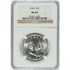 Image 1 : 1956 FRANKLIN HALF DOLLAR, NGC MS-64