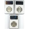 Image 2 : 1955, 56, 51-D FRANKLIN HALF DOLLARS NGC MS-63 FBL