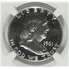 Image 2 : 1961 FRANKLIN HALF DOLLAR, NGC PROOF-67*  ( STAR )