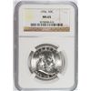Image 1 : 1956 FRANKLIN HALF DOLLAR, NGC MS-65