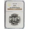 Image 1 : 1962-D FRANKLIN HALF DOLLAR, NGC MS-65 RARE!