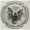 Image 3 : 2012-S $1.00 AMERICAN SILVER EAGLE REVERSE PROOF, NGC  PROOF-69!  TROLLEY LABEL