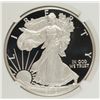 Image 2 : 2012-S $1.00 AMERICAN SILVER EAGLE, NGC PROOF-69 ULTRA CAMEO! TROLLEY LABEL