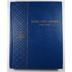 PARTIAL SET OF MERCURY DIMES  62 COINS