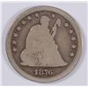 Image 1 : 1876-CC SEATED QUARTER VG/F