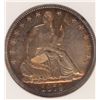 Image 2 : 1879 SEATED HALF DOLLAR, PCI MS-64, BEAUTIFUL COLORS, RARE LOW MINTAGE!