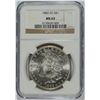 Image 1 : 1882-CC MORGAN DOLLAR NGC MS-63