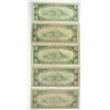 Image 2 : (5) $10 SILVER CERTIFICATES (BLUE SEAL)