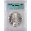 Image 1 : 1881-S MORGAN SILVER DOLLAR, ICG MS-65