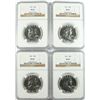 Image 1 : LOT OF ( 4 ) 1961 FRANKLIN HALF DOLLARS, NGC PROOF-67