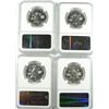 Image 2 : LOT OF ( 4 ) 1962 FRANKLIN HALF DOLLARS, NGC PROOF-67