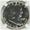 Image 2 : 1957 FRANKLIN HALF DOLLAR, NGC PROOF-67