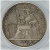 Image 2 : 1909-A FRENCH INDO CHINA PIASTER SILVER PCGS VF-30