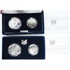 Image 1 : 1994 WORLD CUP Pf & UNC 2 PCS COMMEM SETS, SILVER DOLLARS/ CLAD HALVES NICE!!