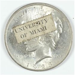ADVERTISING PEACE DOLLAR(FLORIDA AIRWAYS-UNIVERSITY OF MIAMI)