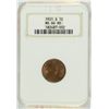 Image 1 : 1921-S LINCOLN CENT NGC MS-64 (RED !!!)