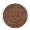 Image 2 : 1909-S INDIAN ONE CENT F-VF RARE !  KEY DATE!!