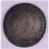 Image 1 : 1799/8 DRAPED BUST SILVER DOLLAR, F/VF