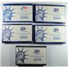 Image 1 : U.S. PROOF SETS IN ORIG. PACKAGING: 1999,  (2) 2000, (4) 2001 &  (2) 2006