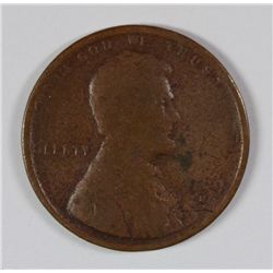 1909-S LINCOLN CENT, GOOD