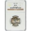 Image 1 : 1932 WASHINGTON QUARTER, NGC MS-63  NICE!    SOME TONING