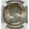 Image 2 : 1932 WASHINGTON QUARTER, NGC MS-63  NICE!    SOME TONING