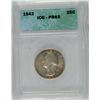 Image 1 : 1942 WASHINGTON QUARTER ICG PROOF-63