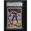 Image 4 : 1980-81 OPC #289 MARK MESSIER ROOKIE IN HARD CASE GRADED 7 NM BY ASA INC + COLLECTION OF 5 WAYNE