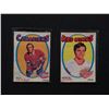 Image 1 : 1971-72 OPC #133 MARCEL DIONNE ROOKIE CARD AND #148 GUY LAFLEUR ROOKIE CARD