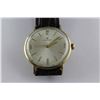 Image 1 : ONE 10KT YELLOW GOLD HAMILTON GENTS WRIST WATCH.  WATCH HAS A MANUAL MOVEMENT AND HAS A SECORNDS