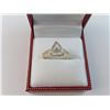 Image 1 : ONE 14KT LADIES YELLOW GOLD ENGAGEMENT RING, SET WITH ONE 1.53 CARAT TRIANGULAR  BRILLIANT CUT