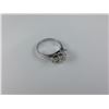 Image 3 : ONE LADIES 14KT WHITE GOLD DIAMOND SET TRINITY DRESS OR ENGAGEMENT RING. SET WITH ONE ROUND