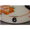 Image 2 : NESBITT'S ORANGE ADVERTISING CLOCK
