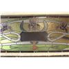 Image 2 : VINTAGE ART NOUVEAU STAINED GLASS WINDOW
