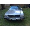 Image 2 : 1986  GREY MERCEDES SL560,2 DOOR, CONVERTIBLE, GASOLINE, VIN# WDBBA48D6GA053972