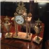 Image 1 : 3 PIECE FRENCH MANTLE CLOCK