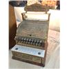 Image 1 : BRASS NATIONAL CASH REGISTER WITH ORIGINAL TOP