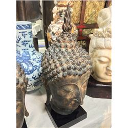 QUALITY THAI BRONZE BUST ON STAND