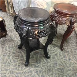 CARVED ASIAN PLANT STAND