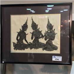 FRAMED THAI RUBBING